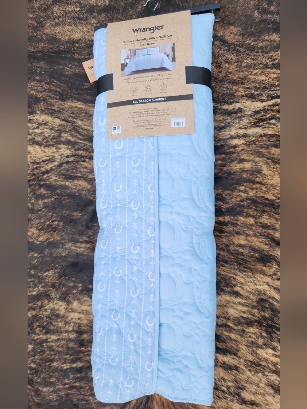 Wrangler Full Queen Quilt Set